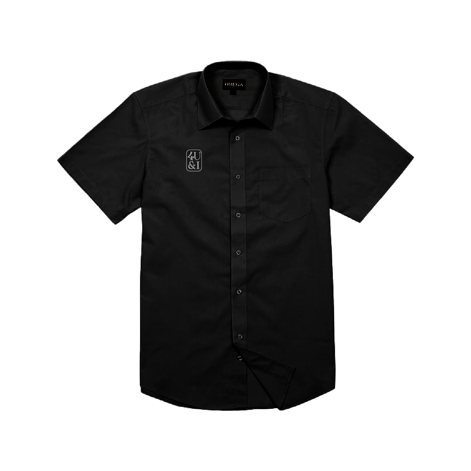 BUTTON UP SHIRT - BLACK